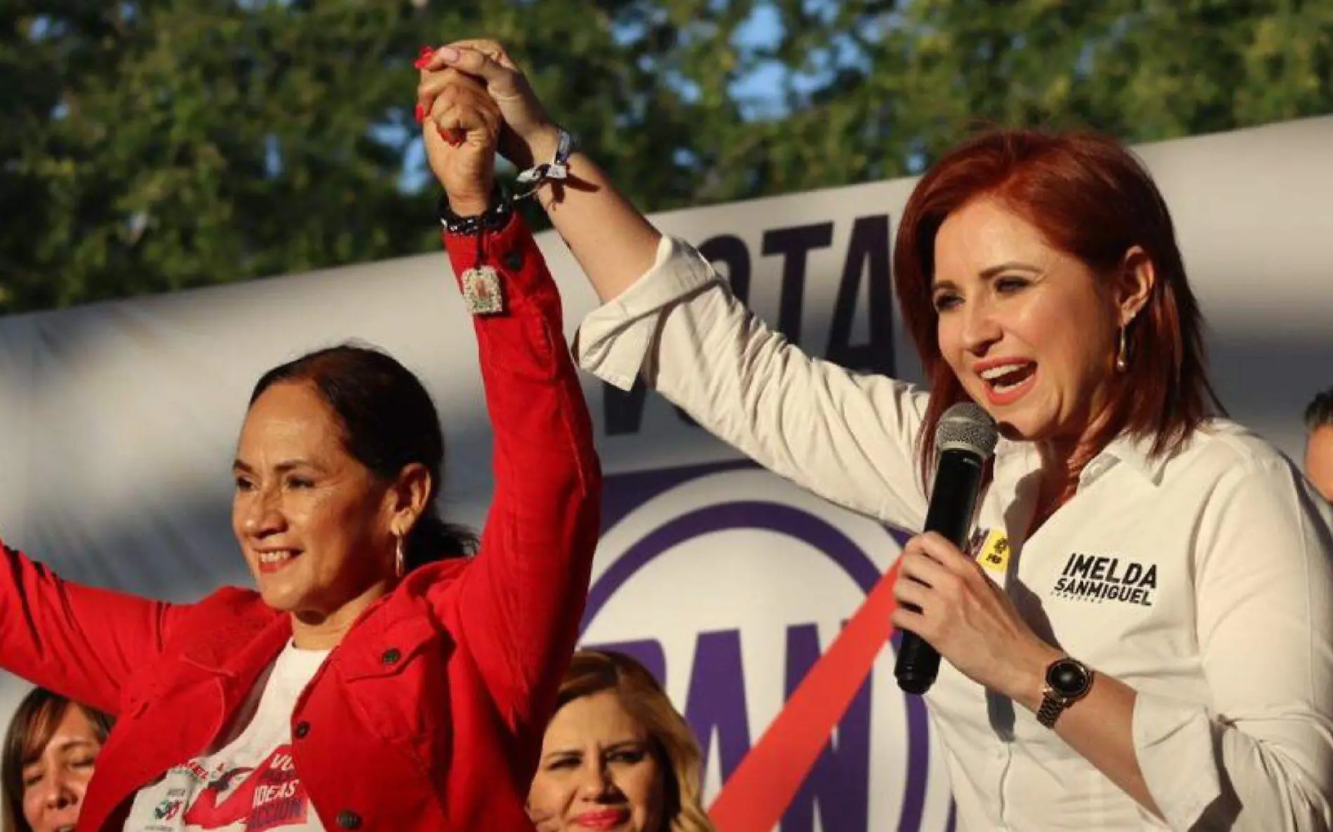 Realizó Imelda Sanmiguel cierre de campaña en Tampico Equipo de campaña de Imelda Sanmiguel (1)